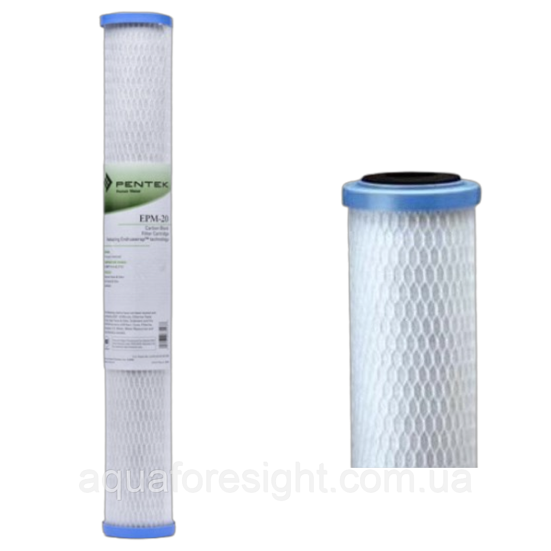 Картридж Pentek EPM-20 Slim Line (з пресованого вугілля)