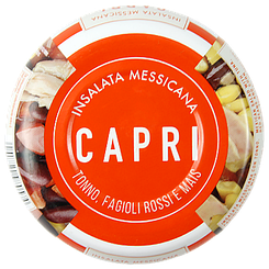 Салат з тунця мексиканський Капрі Capri mexicana 250g 24шт/ящ (Код: 00-00006378)