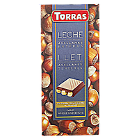 Шоколад молочний з фундуком Торрас Torras leche avellanas 200g 18шт/ящ (Код: 00-00004913)