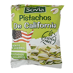 Горішки фісташки (без глютену) Совіа Sovia California 250g 20шт/ящ (Код: 00-00005499)