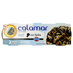 Кальмар із чорнилом Хасендадо Calamar en tinta Hacendado 3*80g 32пач/ящ (Код: 00-00010194)