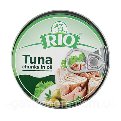 Тунець Ріо в олії Rio 170g 48шт/ящ (Код: 00-00005599)