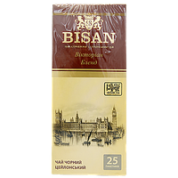 Чай чорний в пакетиках вікторіан бленд Бісан Bisan victorian blend 37,5g 12шт/ящ (Код: 00-00010305)