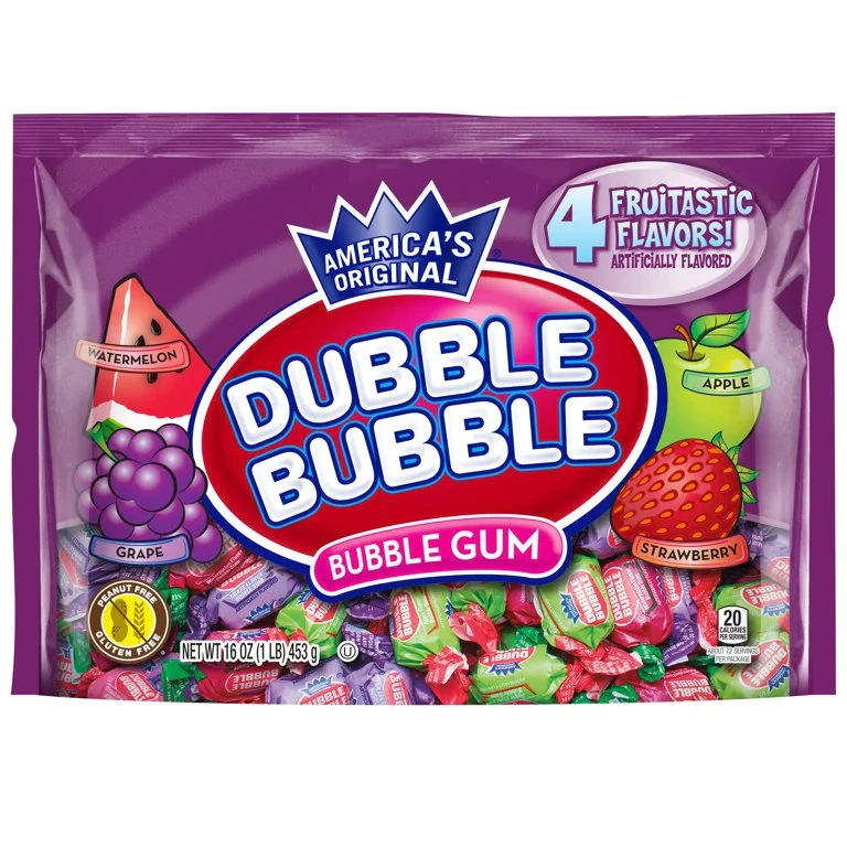 Жуйки Dubble Bubble Bubble Gum 4 Fruitasic Flavors 453g