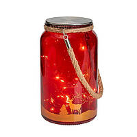 СТОК CASA Deco Светодиодная стеклянная лампа\ рождественский светильник