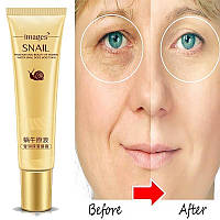 Крем для кожи вокруг глаз с экстрактом улитки Images Snail Eye Cream Whitening Moisturizing