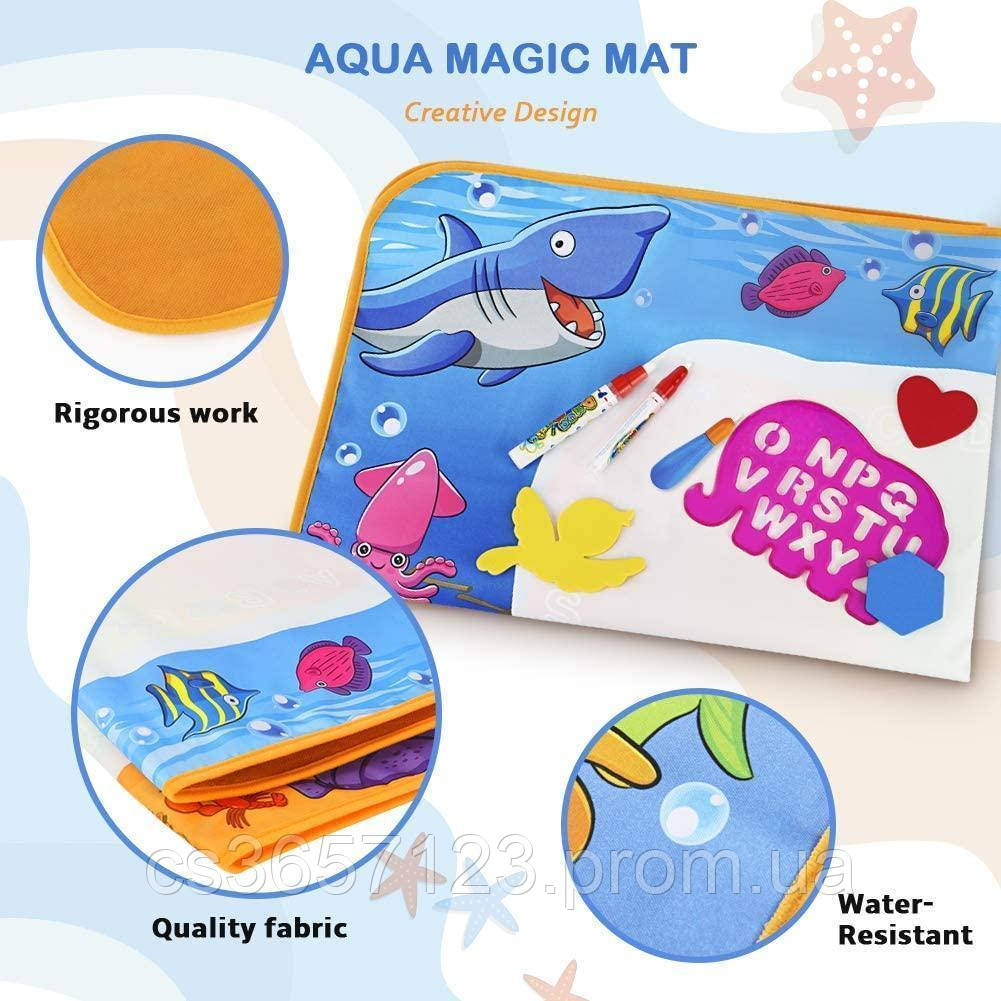 Водный коврик для рисования Aqua Magic Mat | Детский коврик для творчества - фото 5 - id-p1658216441