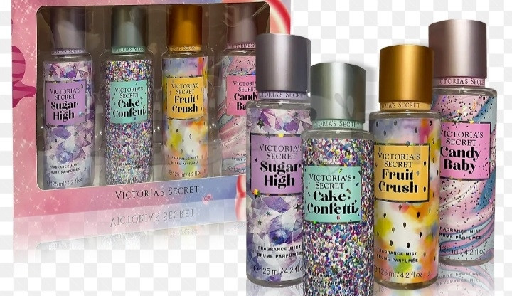 ПОДАРУНКОВИЙ ПАРФУМОВАНИЙ НАБІР СПРЕЇВ VICTORIA`S SECRET SWEET FIX 4*125 МЛ ПРЕМІУМ ЯКОСТІ З ФІРМОВИМ ПАКЕТОМ