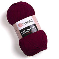 YarnArt Soft Cotton - 66 бордовий