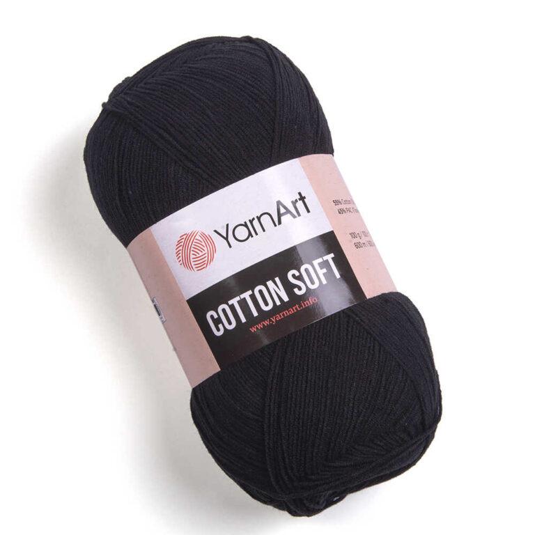 YarnArt Soft Cotton - 53 чорний