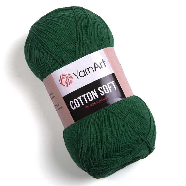 YarnArt Soft Cotton - 52 зелений
