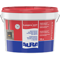 Матовая краска особенно устойчива к мытью Aura Luxpro Extramatt 10 л