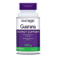 Предтренировочный комплекс Natrol Guarana 200 mg, 90 капсул