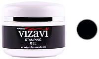 Гель для стемпинга Vizavi Professional Stamping Gel VGS-01 5 мл черный