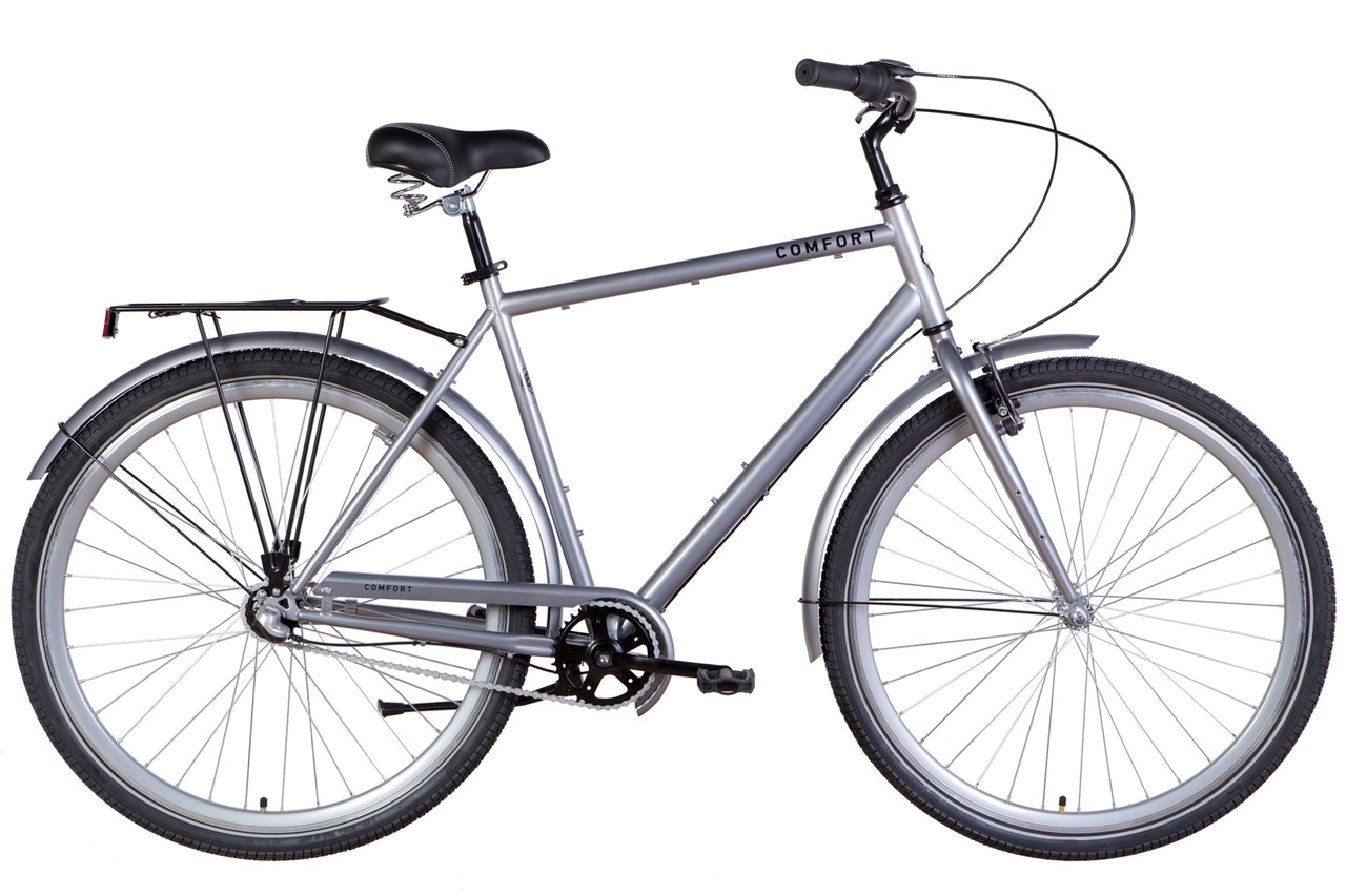 Чоловічий дорожньо-міський велосипед DOROZHNIK COMFORT MALE PH 28"(сірий)