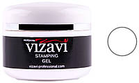 Гель для стемпинга Vizavi Professional Stamping Gel VGS-02 5 мл белый