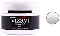 Гель для стемпинга Vizavi Professional Stamping Gel VGS-03 5 мл серебро