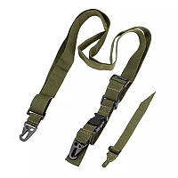 Ремінь зброярний, трирічний, олива, нейлон, Китай