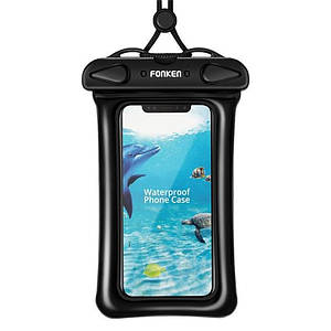 Водонепроникний чохол Fonken Airbag Floating Waterproof Phone Case Smartphone (Чорний)