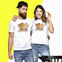 Парні футболки з принтом "Парочка ведмедів" Push IT