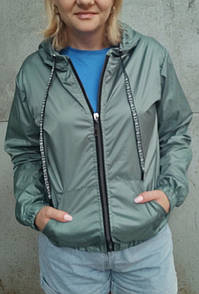 Молодіжна жіноча демісезонна куртка з капюшоном (42-50), доставка по Україні Укрпошта,НП,Жастин