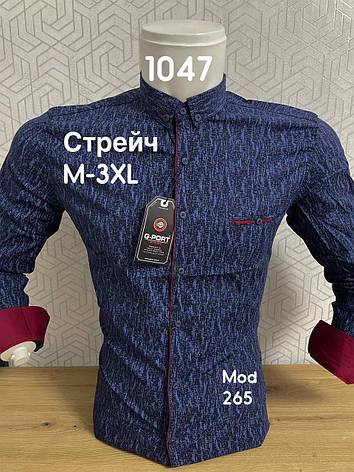 Сорочка з довгим рукавом та принтом - G-Port, модель 265, фото 1