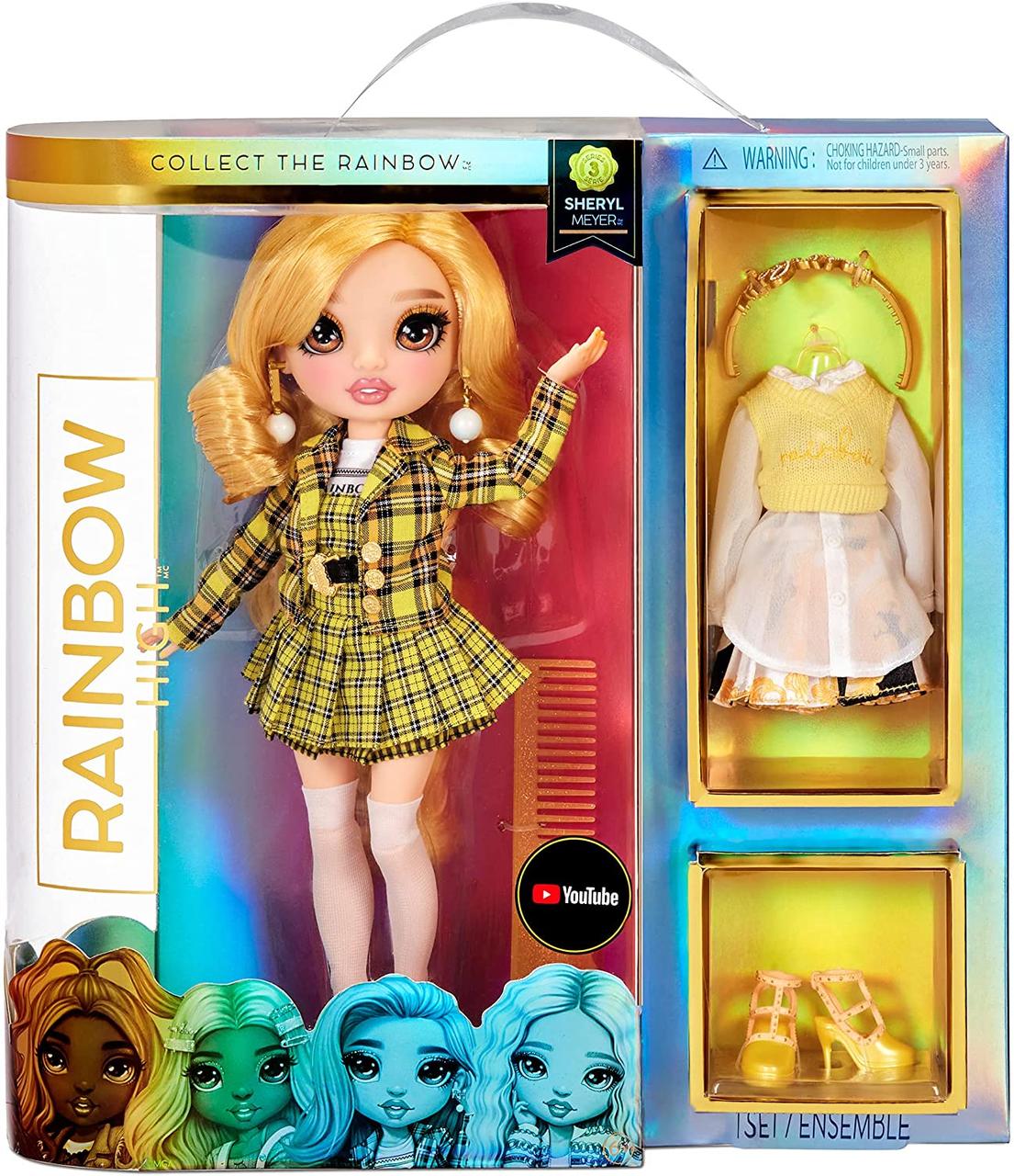 Лялька Рейнбоу Хай Шеріл Мейєр 3 серія Rainbow High Series 3 Sheryl Meyer Fashion Doll