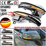 Повторювачі поворотів динамічні Toyota Aphard Vellfire AH30 Tacoma 16-19 RAV4 2019-20 Highlander 2020, фото 8