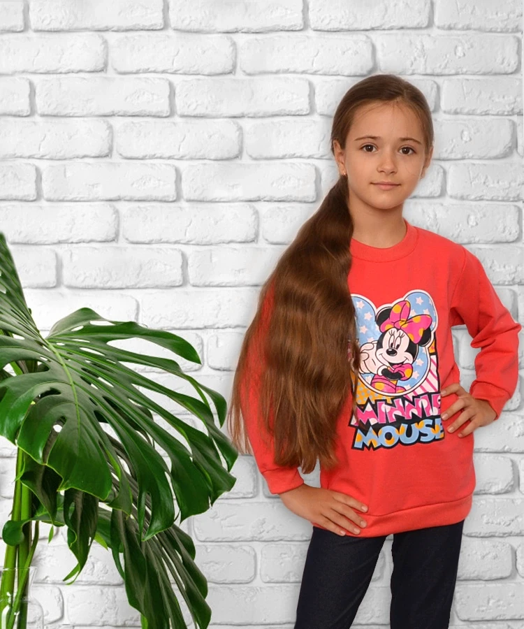 Джемпер (батник) дитячий для дівчинки 01076 Ельф двохнитка, фото 1