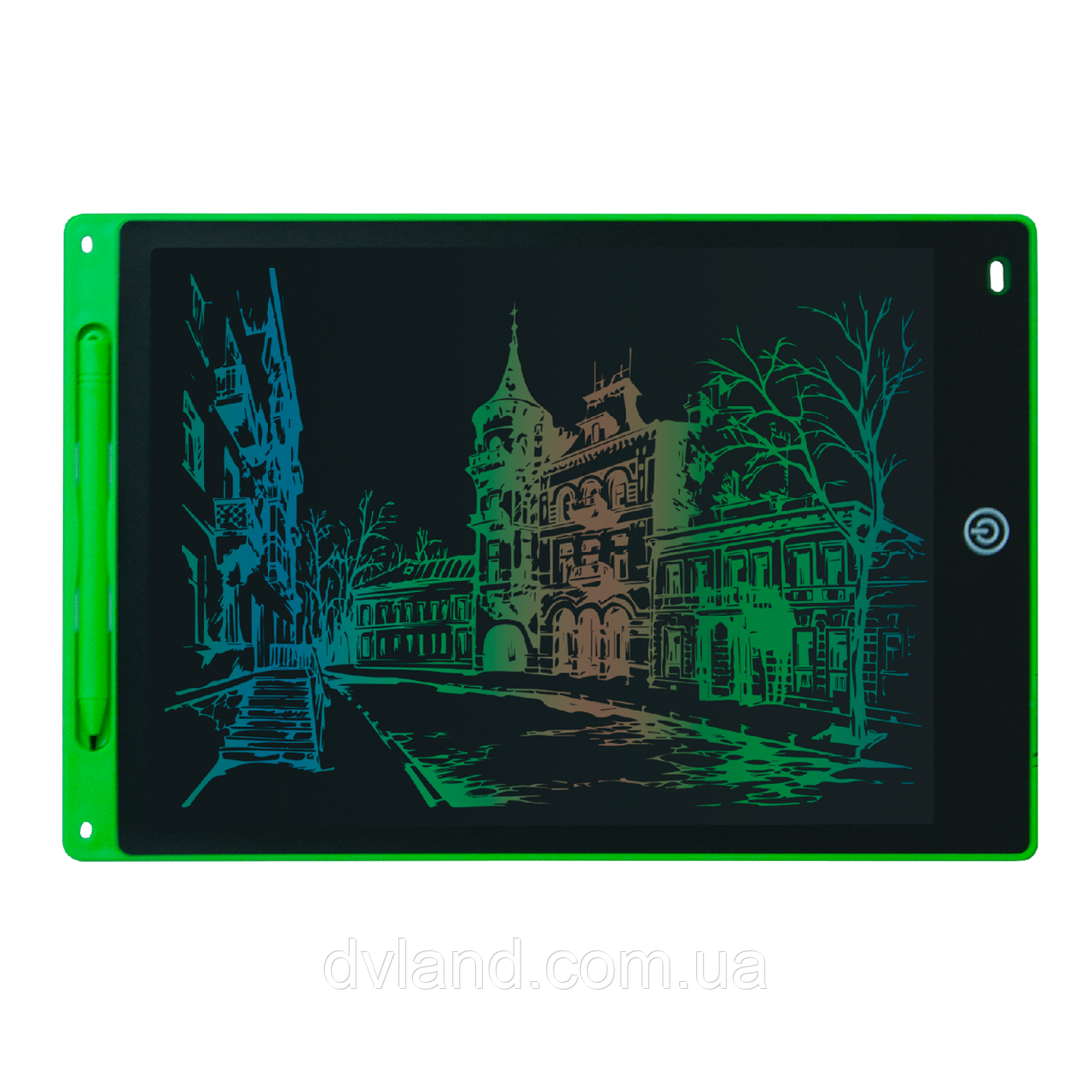 LCD-планшет для малювання DEX DWT1216 Green 12" кольоровий