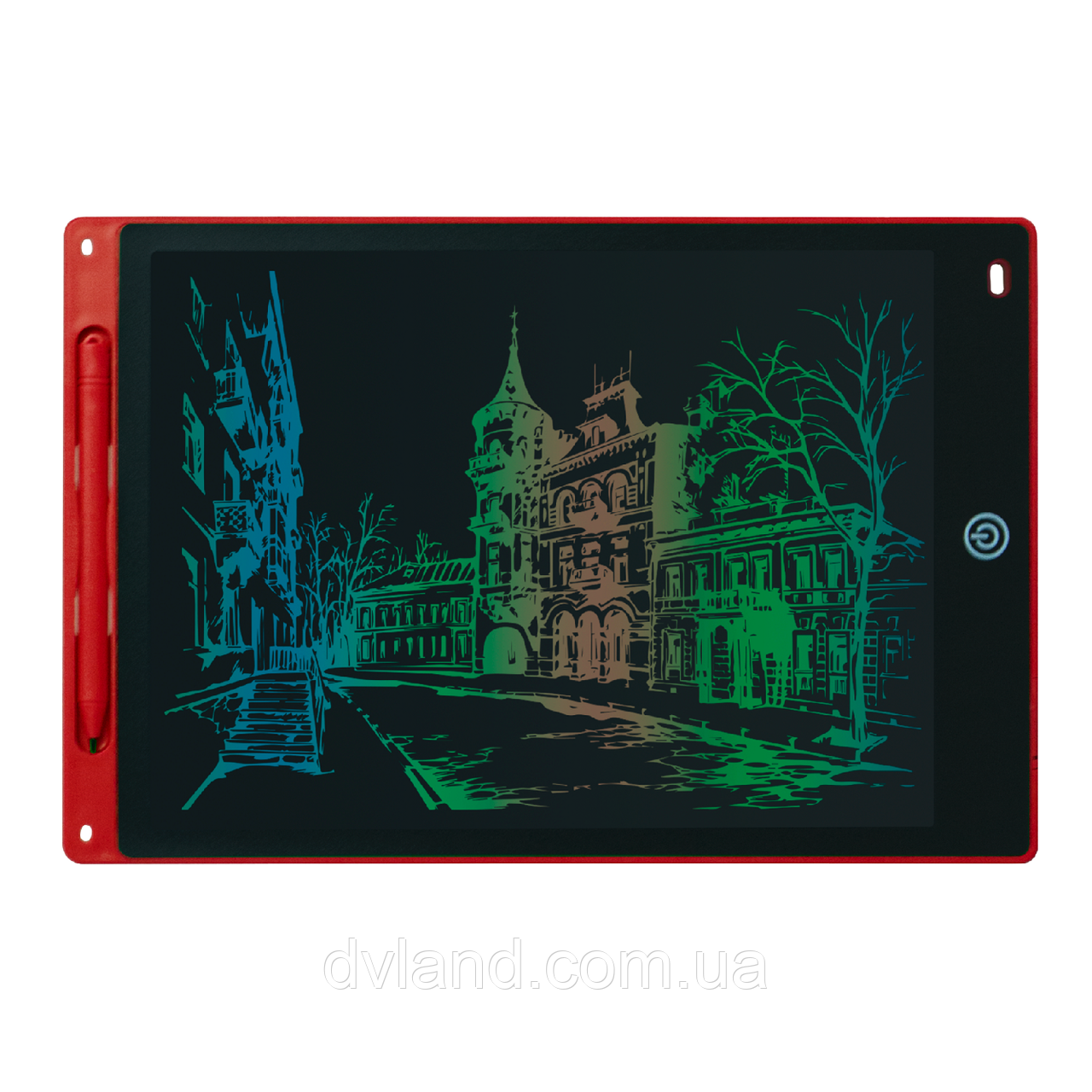 LCD-планшет для малювання DEX DWT1216 Red 12" кольоровий