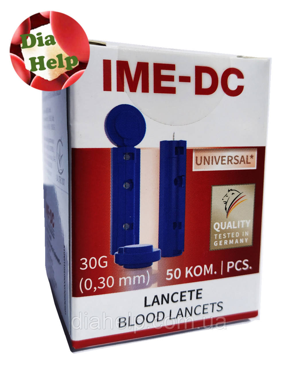 Автоматическая ручка для прокалывания (автоланцет) ИМЕ-ДИСИ ( IME-DC ) + 10 ланцетов - фото 4 - id-p21475759