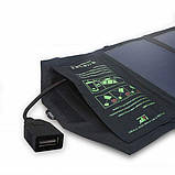 Сонячна панель для заряджання телефонів і павербанків Allpowers 10 W (AP-SP5V10W), фото 4