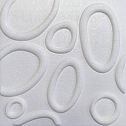 3Д-панелі стінові Кільця 300*300*8мм ПВХ панелі геометрія круги сфери абстракція декор стін самоклейка (1000)