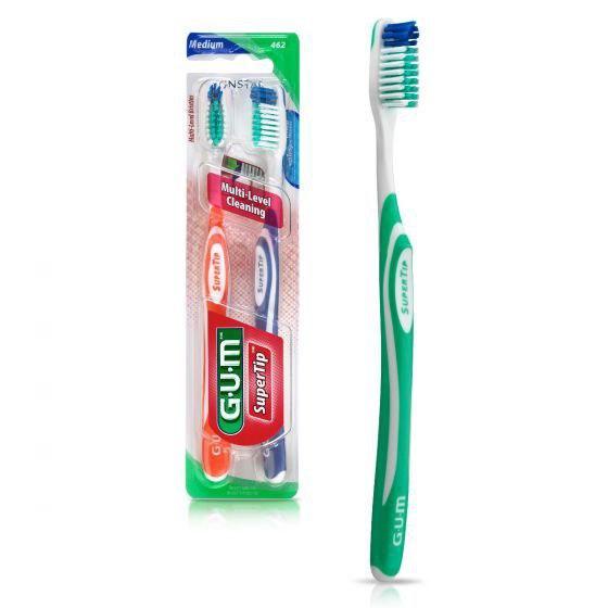 Зубна щітка набір GUM Super Tip, Medium (2 шт.)