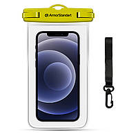 Водонепроницаемый чехол для телефона универсальный Armorstandart Capsule Waterproof Case Yellow (ARM59234)