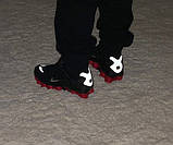 Чоловічі кросівки Nike Shox TL Black Red, чорні кросівки найк шокс тл, фото 9