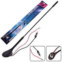 Автомобільна антена врезная в крышу - наклон 58° - болт 12-ка - Активная - усилитель - "Bat Galaxy" Н61109