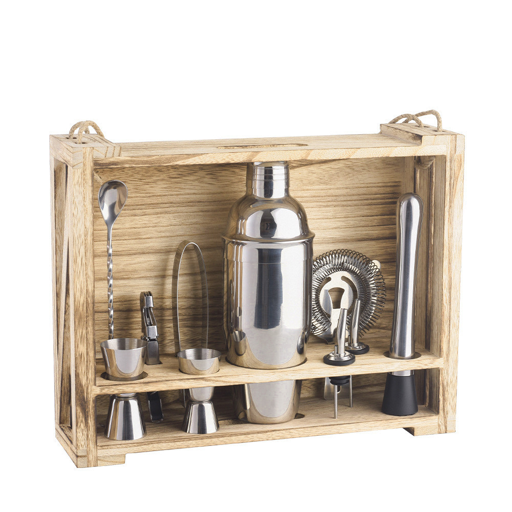 Набір для бару 11 предметів Creation K11-16 з підставкою для приготування напоїв, фото 1