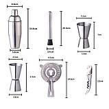 Набір для бару 11 предметів Creation K11-16 з підставкою для приготування напоїв, фото 3
