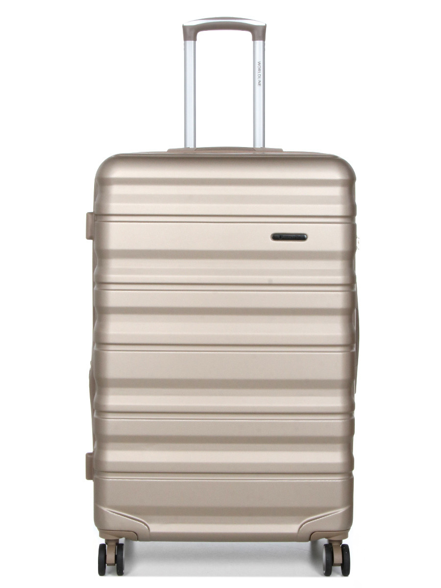 Валіза Франція велика L шампань 76х49х29+5см/110л/4.2кг/Worldline 628, фото 1