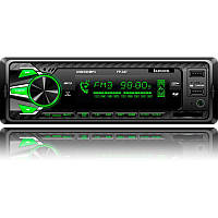 Автомагнітола Fantom FP-327 (Black/Green)/USB/SD/підсил. кач.звука/4x50W