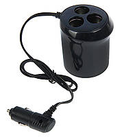 Розгалужувач трійник прикурювача в подстаканник WF 029 - в пепельницу   (1667)