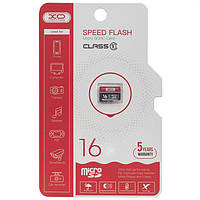 Карта пам' яті Micro - SDHC 16Gb (без адаптера) XO 10 клас