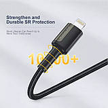 Кабель Type C - Apple Lightning (1 м) 30W PD Fast Charge провід швидкої зарядки і синхронізації телефону для смартфона iPhone, фото 3