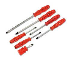 Набор  ударних викруток  7ед. "King STD Vessel" (1237) / красные