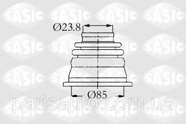 Пыльник полуоси Комплект пыльника приводной вал SASIC 4003419 RENAULT 19 - фото 1 - id-p44823086