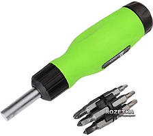 Викрутка + насадки 12шт. (+/-) "Alloid" (ОР-12Н) Реверсіон