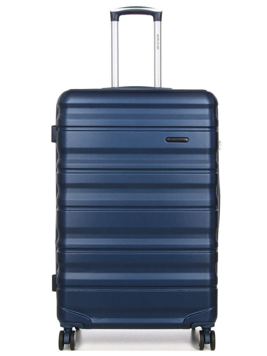 Валіза Франція велика L синя 76х49х29+5см/110л/4.2кг/Worldline 628, фото 1