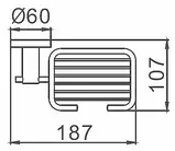 Мильниця Frap F30102-1, нержавіюча сталь, фото 6